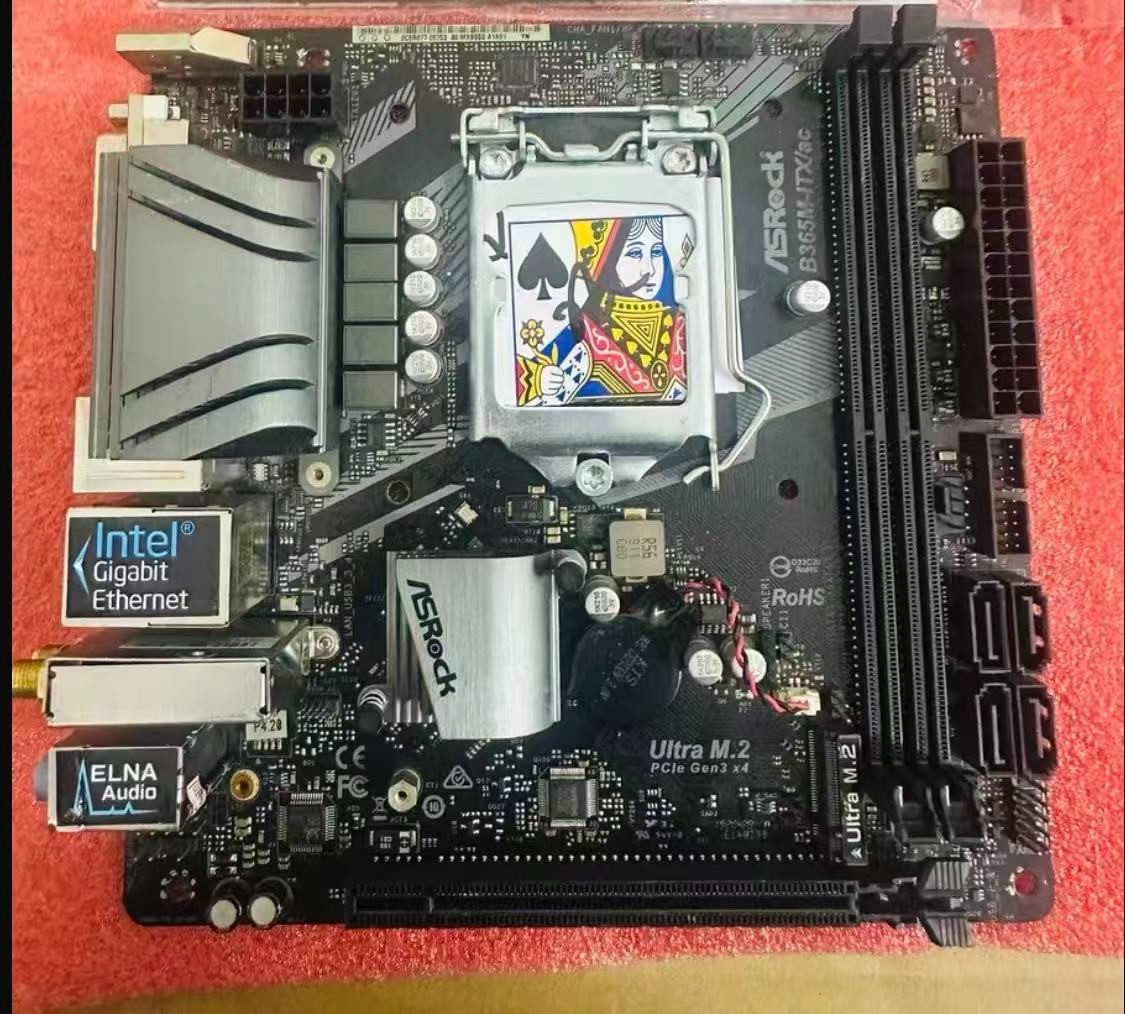 ASRock B365M-ITX/ac Motherboard Intel B365 Mini-ITX LGA1151 DDR4 M.2 DVI DP HDMI