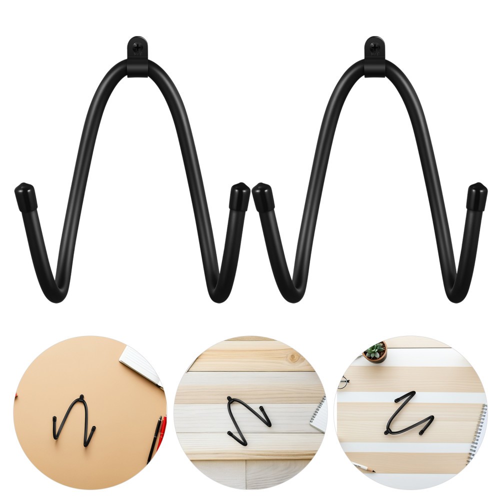 8Pcs Reusable Keyboard Mouse Wall Rack Space Saving Wall Mount Holder for Home