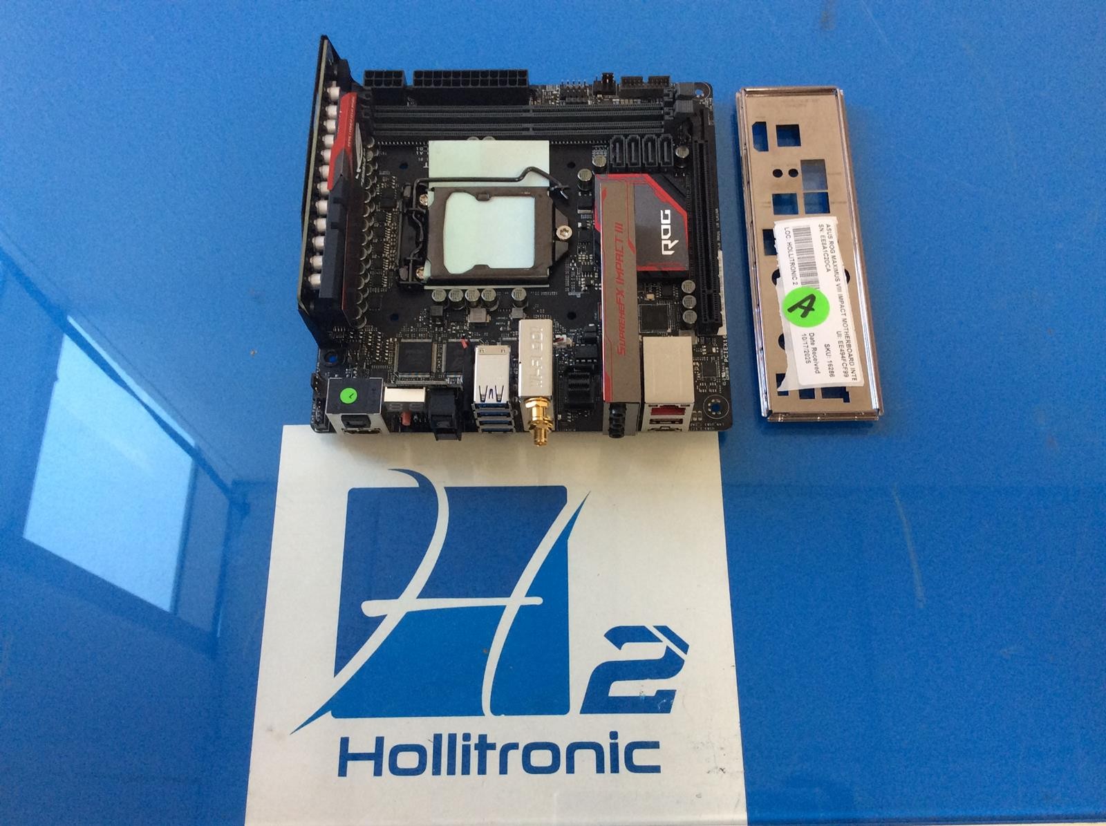ASUS ROG MAXIMUS VIII IMPACT MOTHERBOARD INTEL Z170 LGA 1151 DDR4 MINI-ITX HDMI