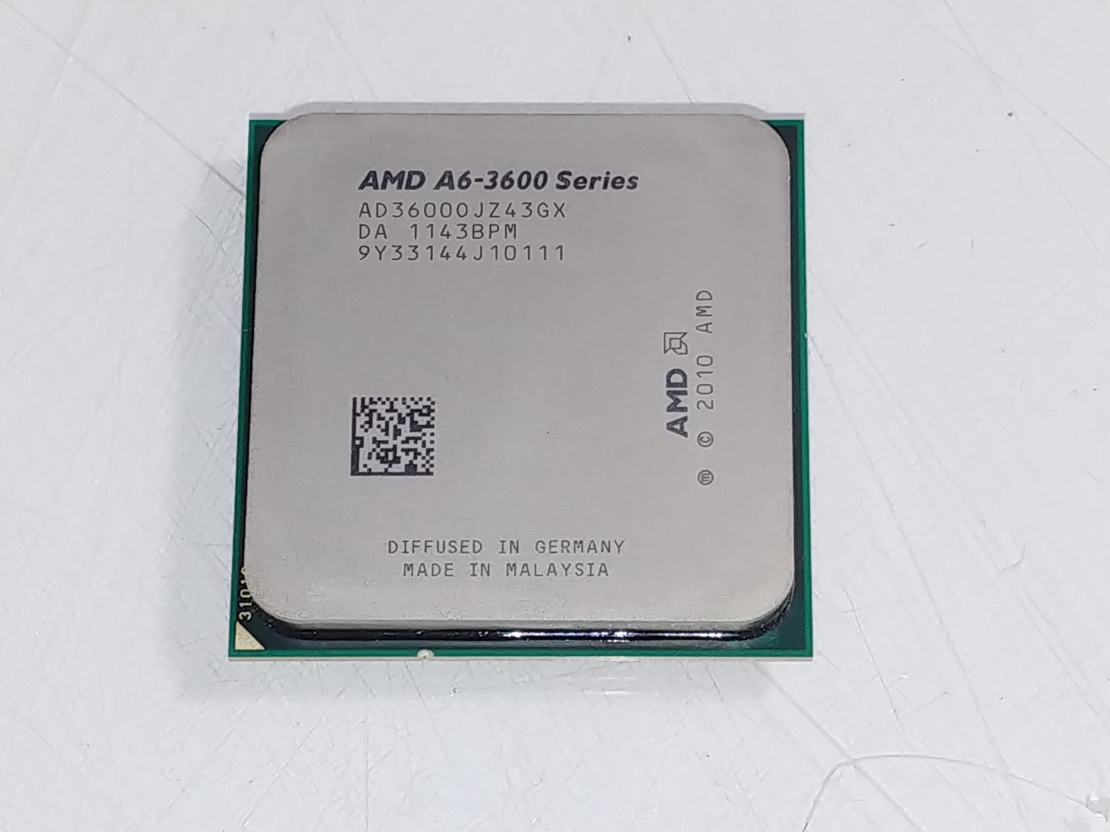 AMD A6-3600 4-Core 2.10GHz Socket FM1 CPU Processor - Tested