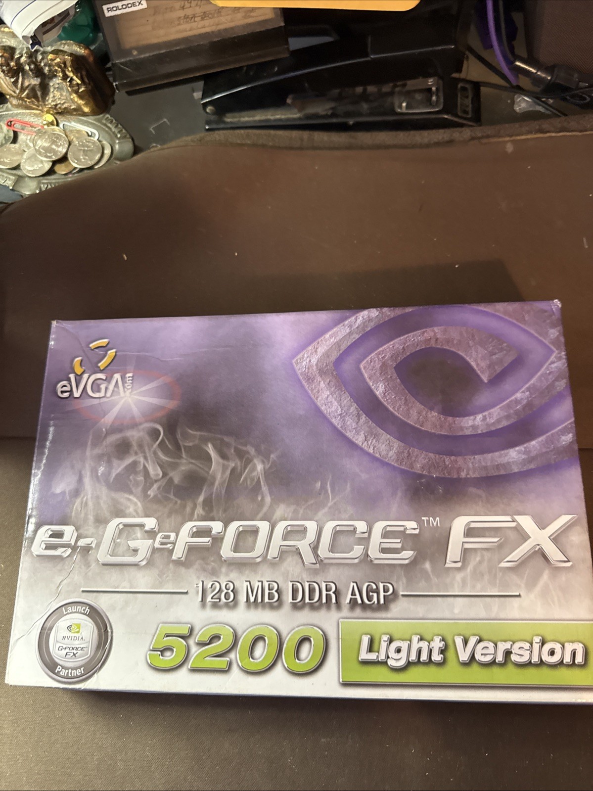 e-GeForce FX 5200 128MB DDR NVIDIA Graphics Card AGP 8X 4X S-Video In Box