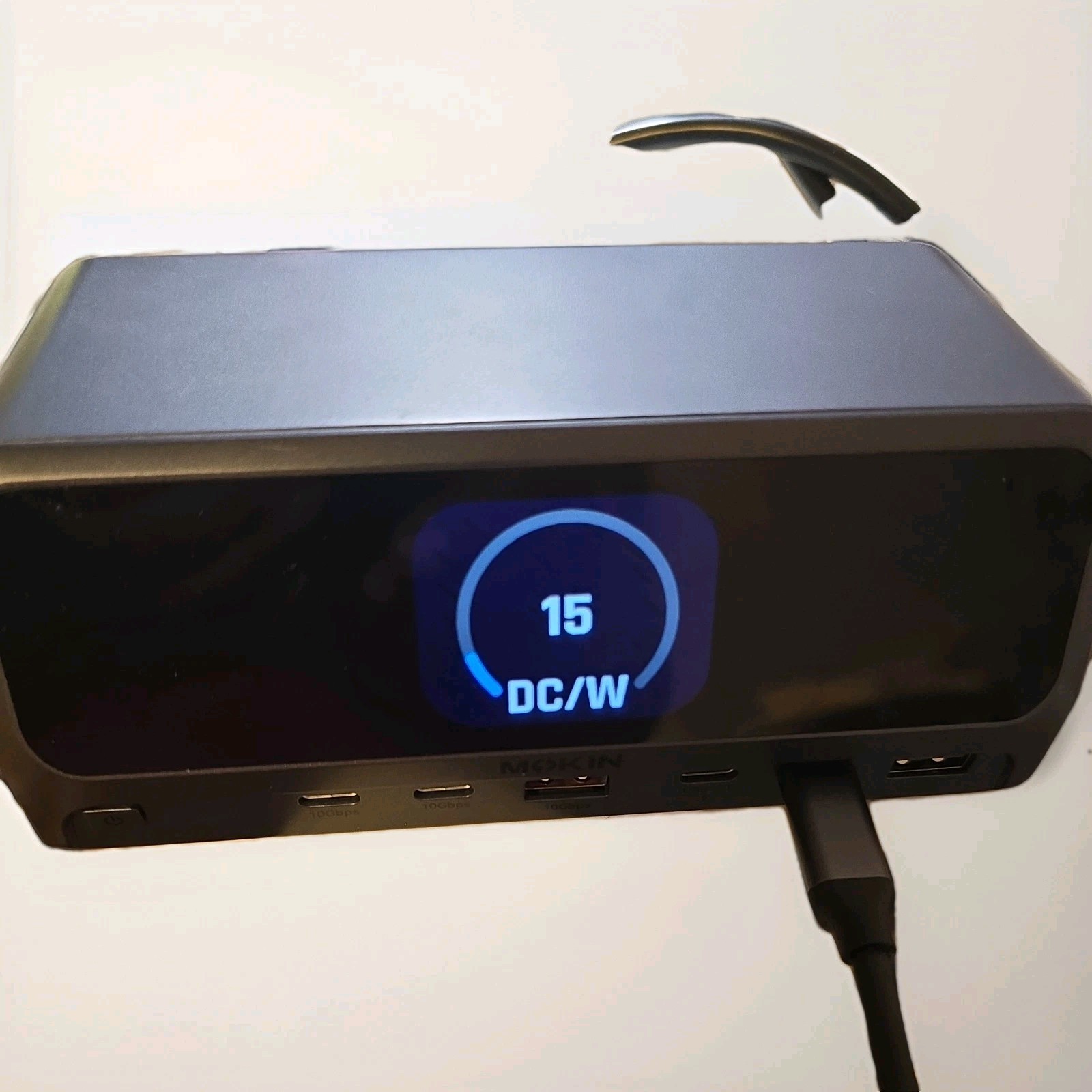 Docking Station,13 in 1 USB C Laptop Charging Station with 2.26" LCD Smart Displ