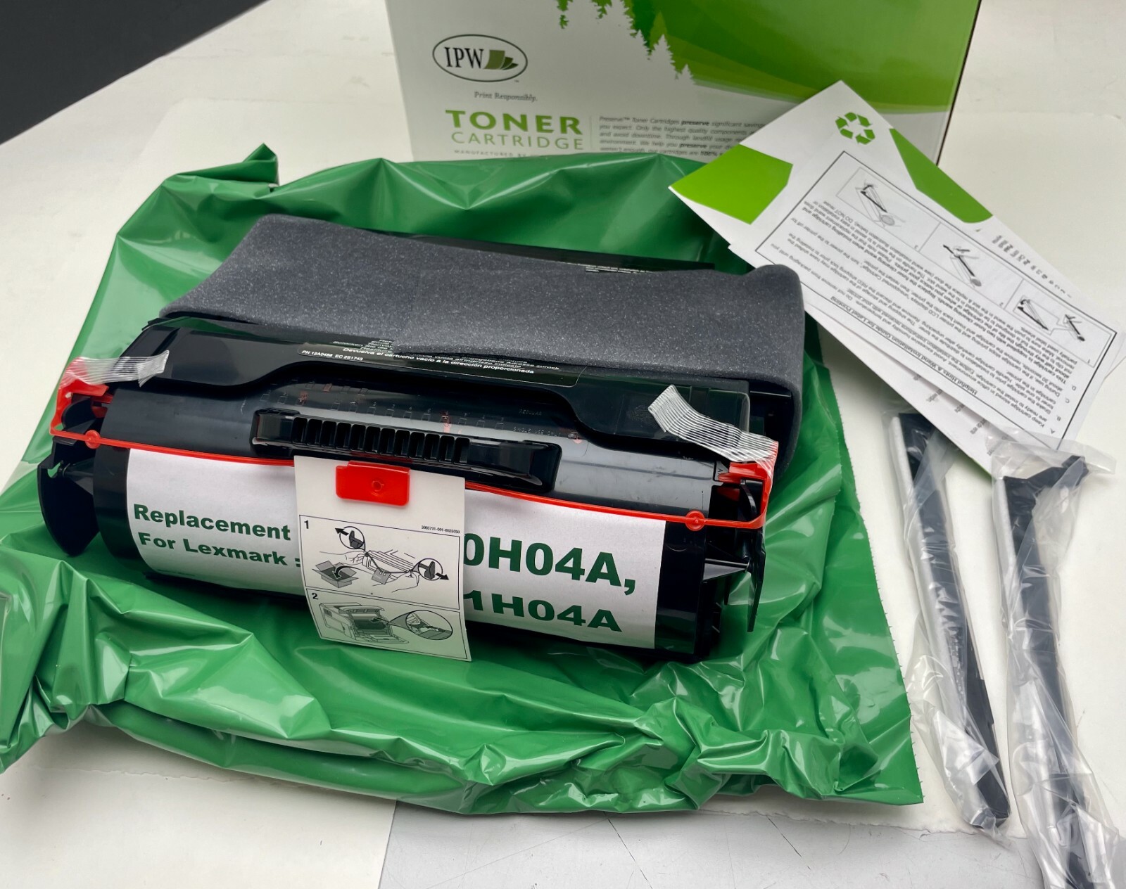 Preserve Toner Cartridge IPW For Lexmark T650/T652/T654/T656 Black 845-04A-ODP