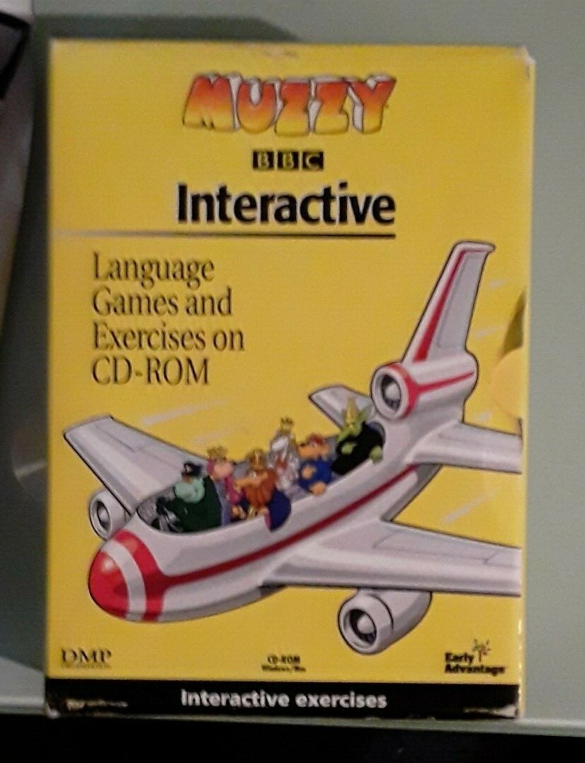 bbc muzzy interactive  SPANISH language games and exercises on CD ROM  pc or mac