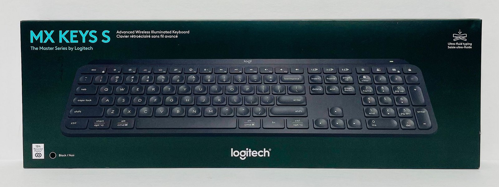 New Logitech MX Keys S Master Series Advanced Wireless Illuminated Keyboard