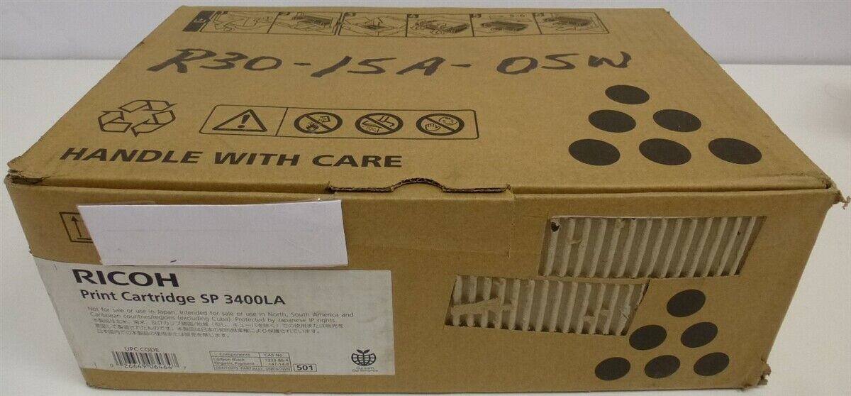RICOH 406464 M850-00 GENUINE Toner Print Cartridge SP 3400LA NEW