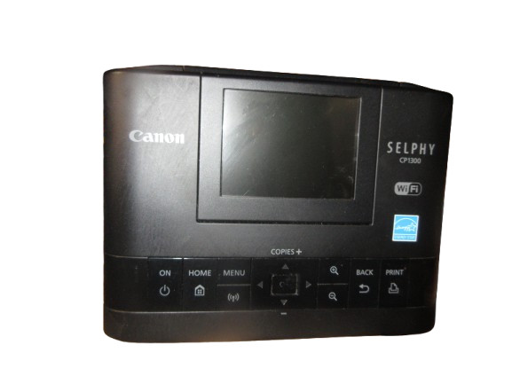 Canon SELPHY CP1300 Wireless Compact Photo Printer- No Adapter- Untested