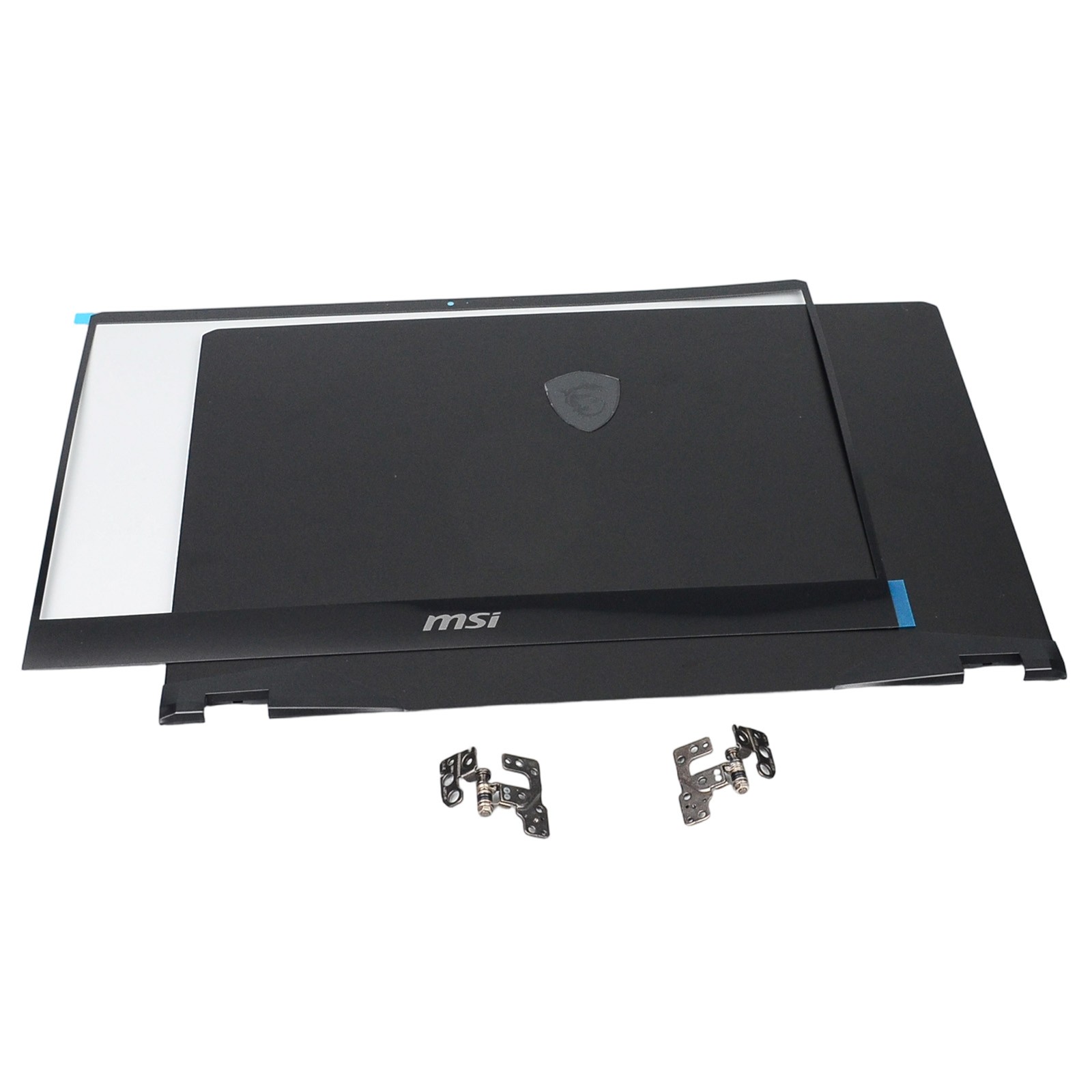 Laptop LCD Back Cover Bezel Hinge Set For MSI GE66 GP66 MS-1542 MS-1543 Black