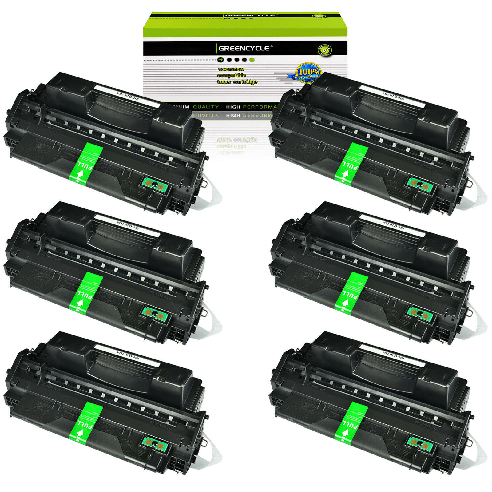 6PK Q2610A 10A Toner Cartridge Compatible For HP Laserjet 2300N 2300D 2300DN