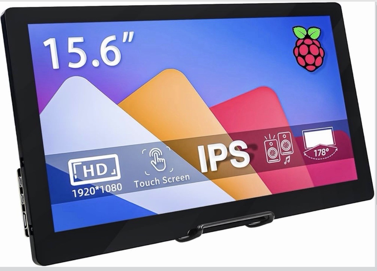 15.6 Inch Raspberry Pi Screen FHD 1920x1080 Touchscreen Monitor.