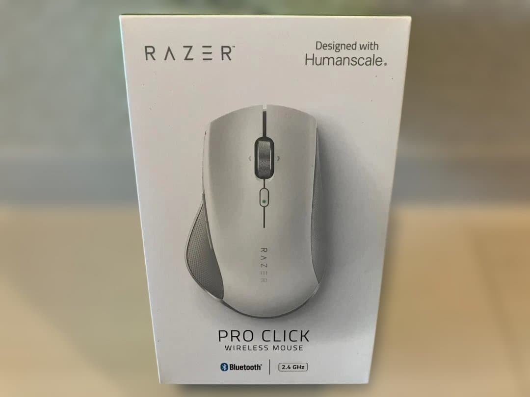 Razer Pro Click Wireless Ergonomic Gaming Mouse RZ01-02990100-R3M1 White New