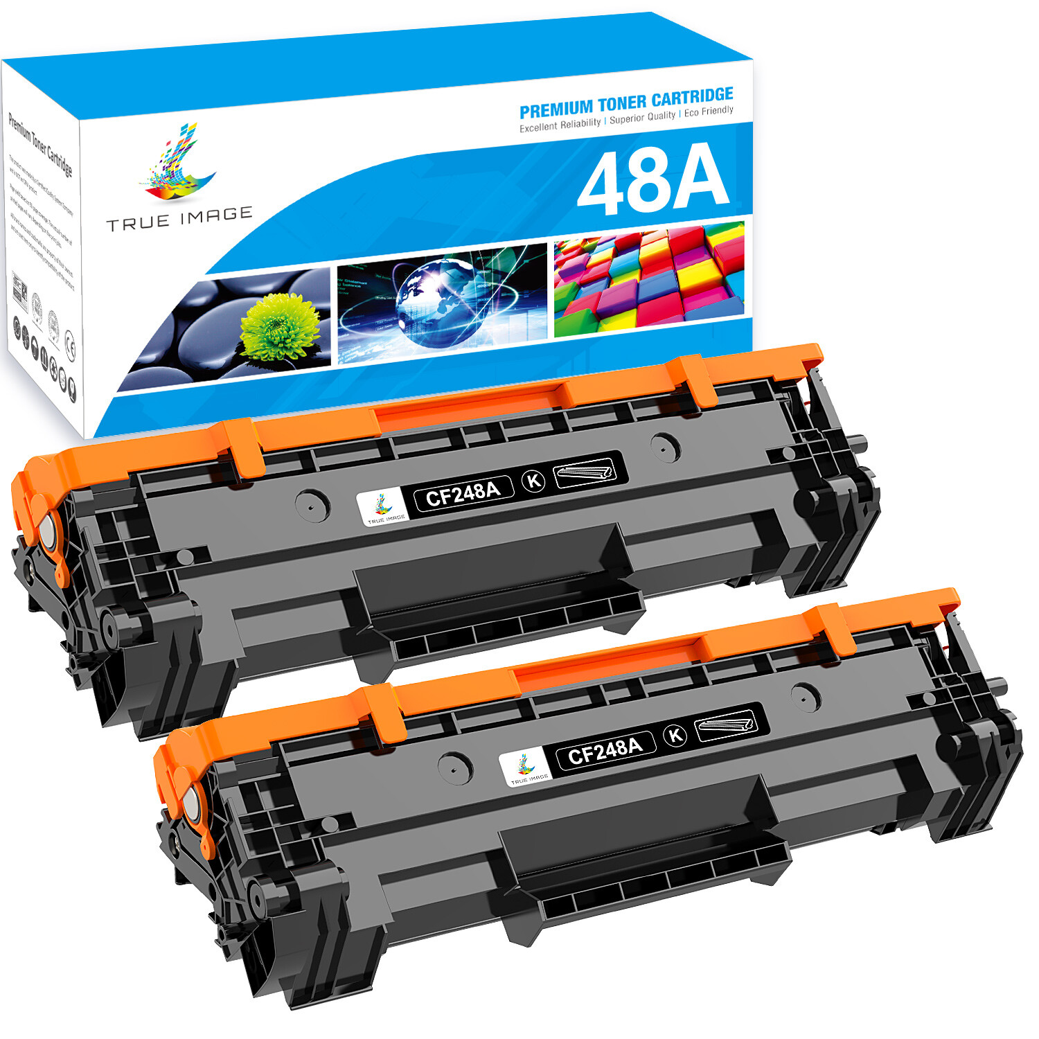 2PK V4ink Compatible HP CF248A 48A Toner For HP Laserjet Pro M15w M15a M16w M16a