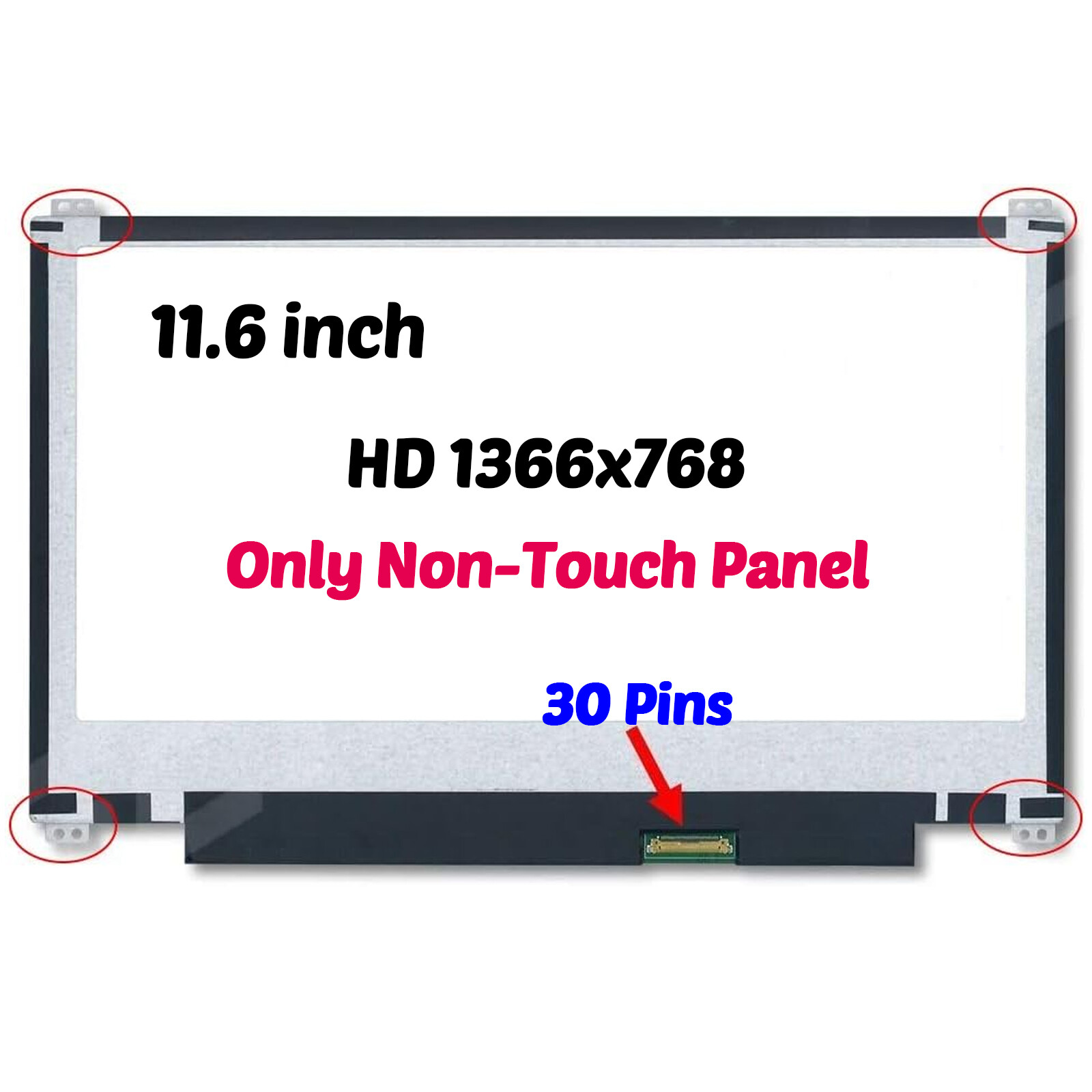 11.6" HD for ASUS Chromebook CX22N LED LCD Non-Touch Screen Display Replacement