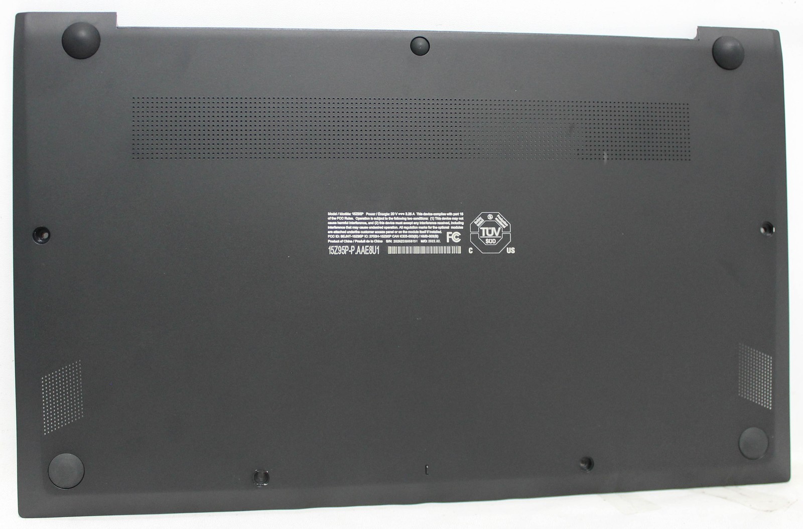 15Z95P-BASE LG Gram Bottom Base Cover Black 15Z95P-P-Aae8U1 "GRADE A"