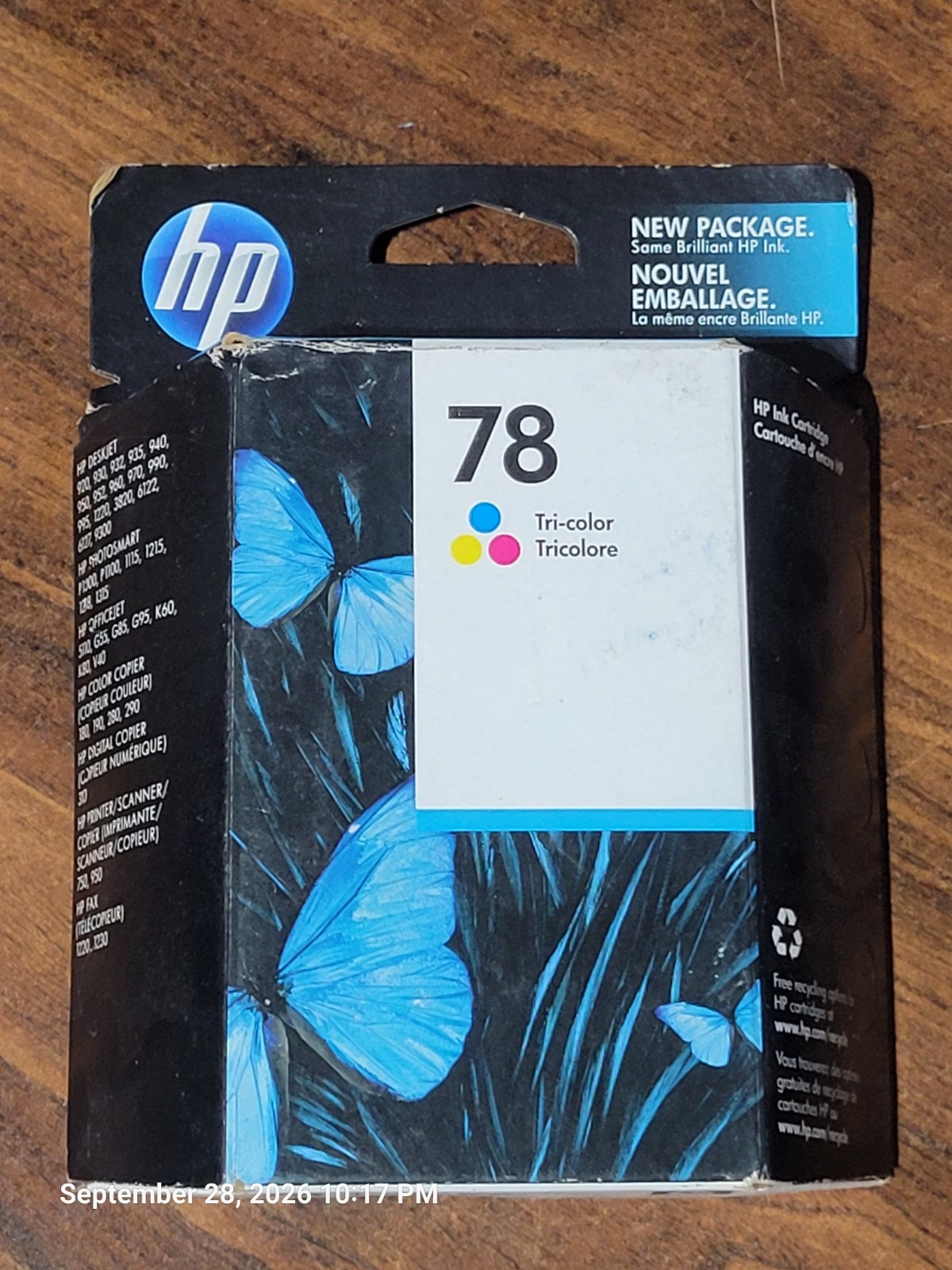 Genuine HP 78 Tri-Color Ink Print Cartridge C6578DN - New & Sealed