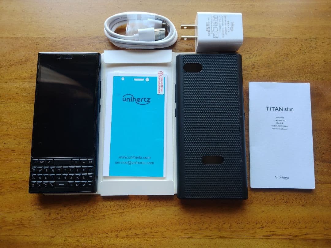 Unihertz Titan Slim QWERTY Android Smartphone 256GB 6GB Black W/Case Used