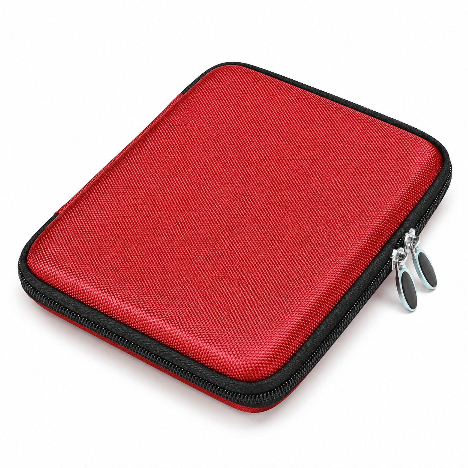 VanGoddy Electronics Organizer Hard Shell Travel Tech Case Red Pink