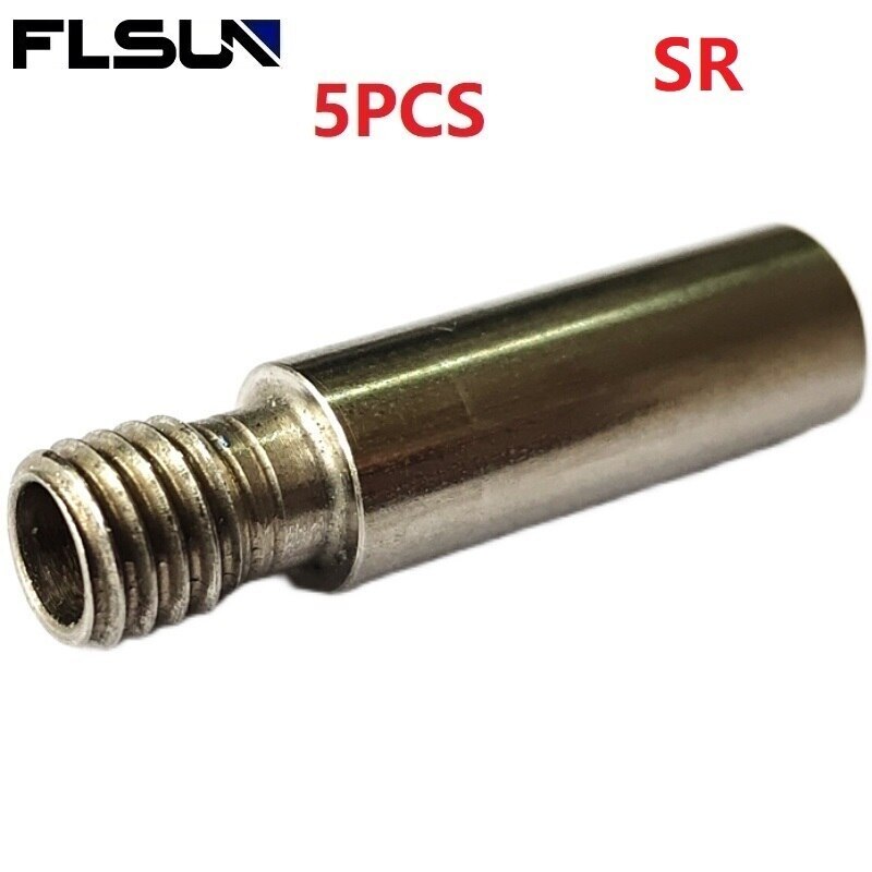 5PCS FLSUN 3D Printer Hotend Parts Accessories SR/QQ-S-PRO/Q5 Throat Heatbreak
