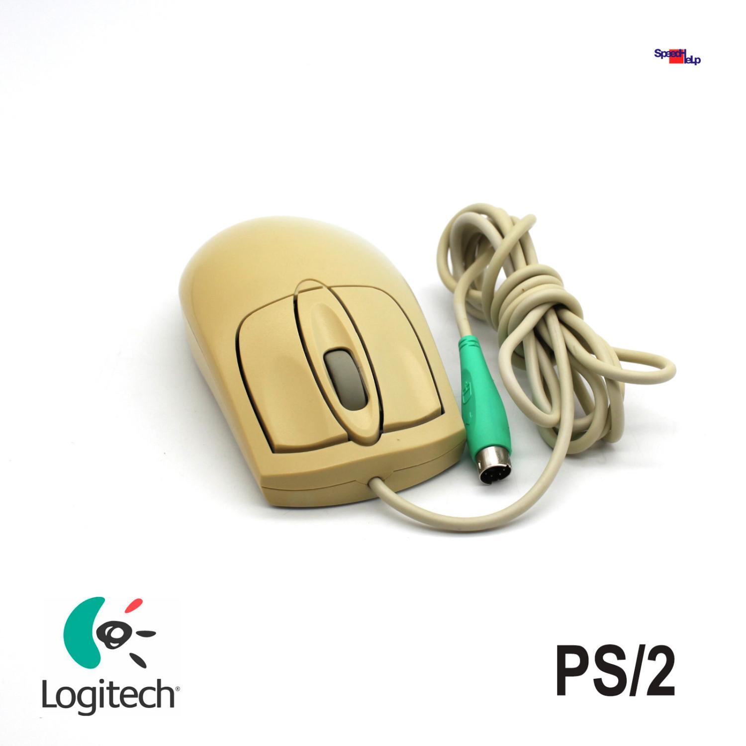Logitech M-S61 Mouse PS/2 Connections Port Retro Vintage Scroll PS2 PS-2 851393