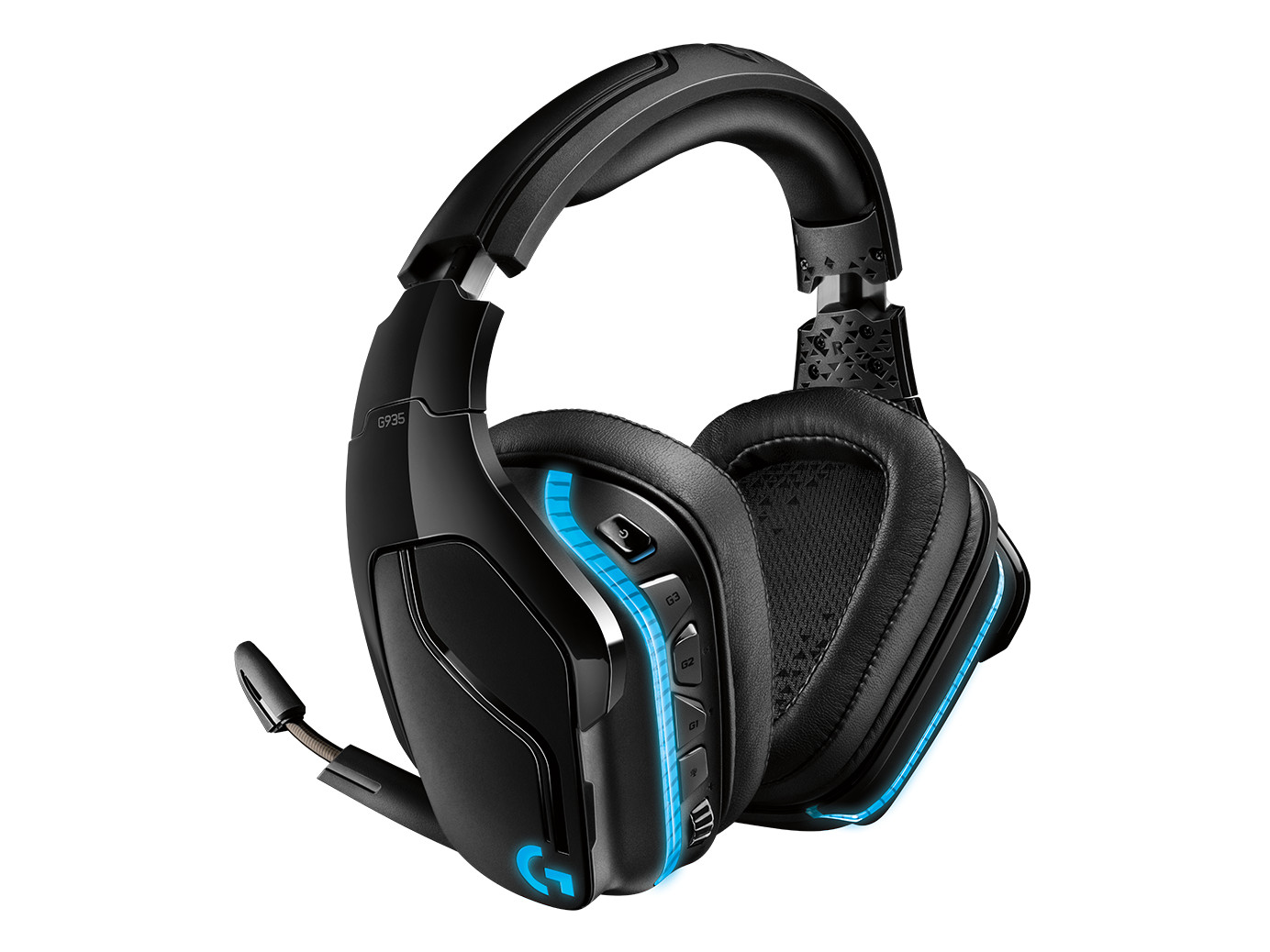 Logitech G935 Wireless DTS:X 7.1 LIGHTSYNC RGB Headset Black/Blue No AUX
