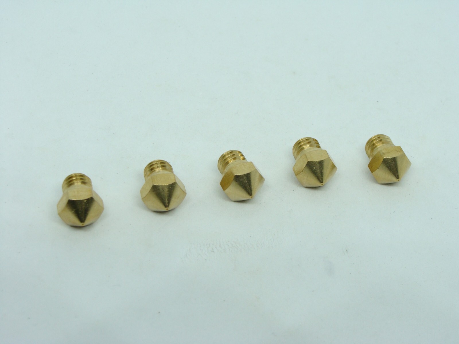 0.2mm - 5 Pcs Pack Lot MK10 Nozzle Solid Brass M7 Thread Extruder Hotend Hot End