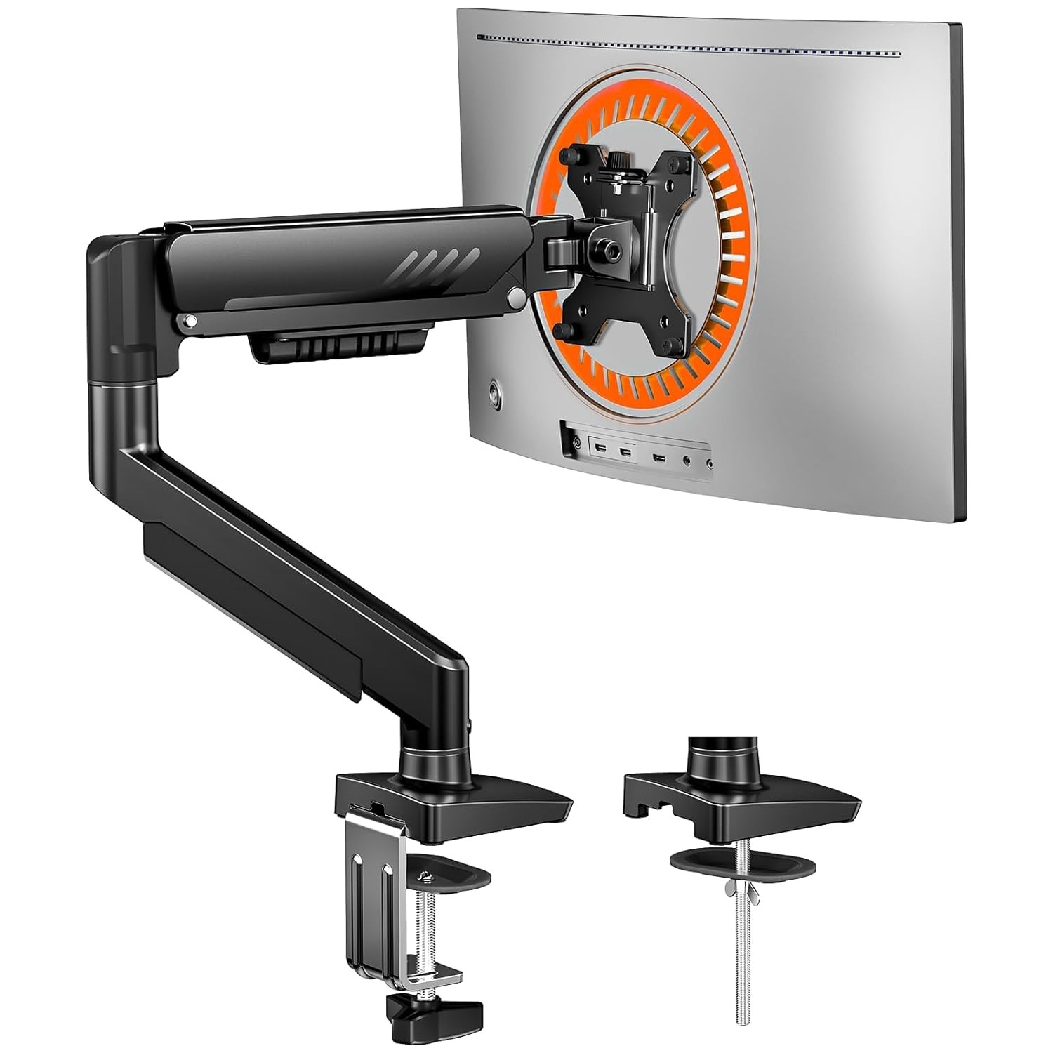 ErGear Single Monitor Arm, Fully Adjustable Monitor Mount for 13–34 Inch Screens