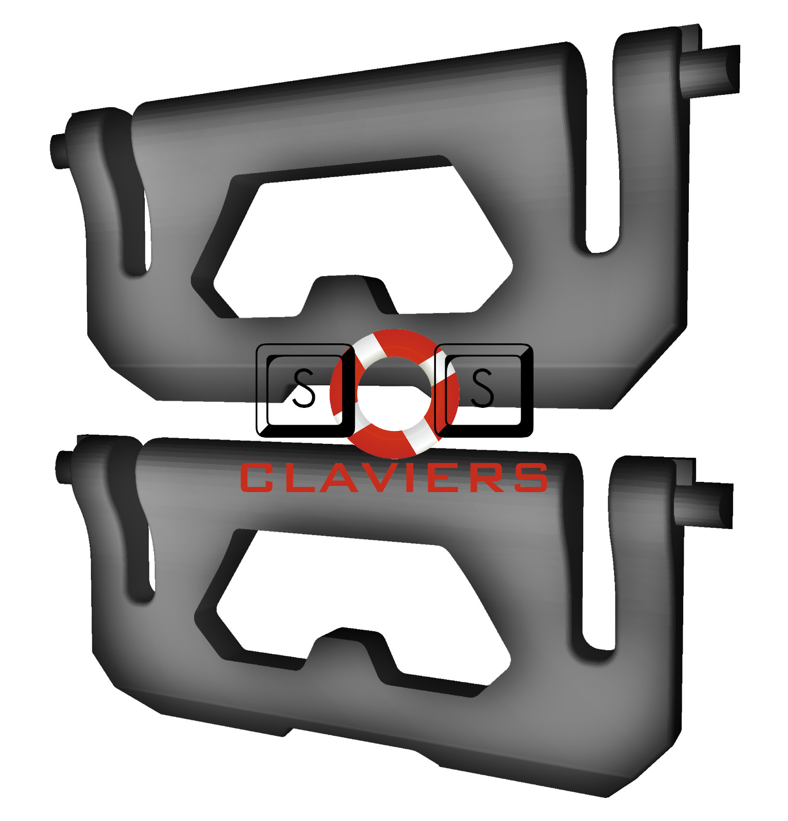 X9 Performance Ergonomic Keyboard Spare Replacement Tilt Leg Stand Foot Feet Set