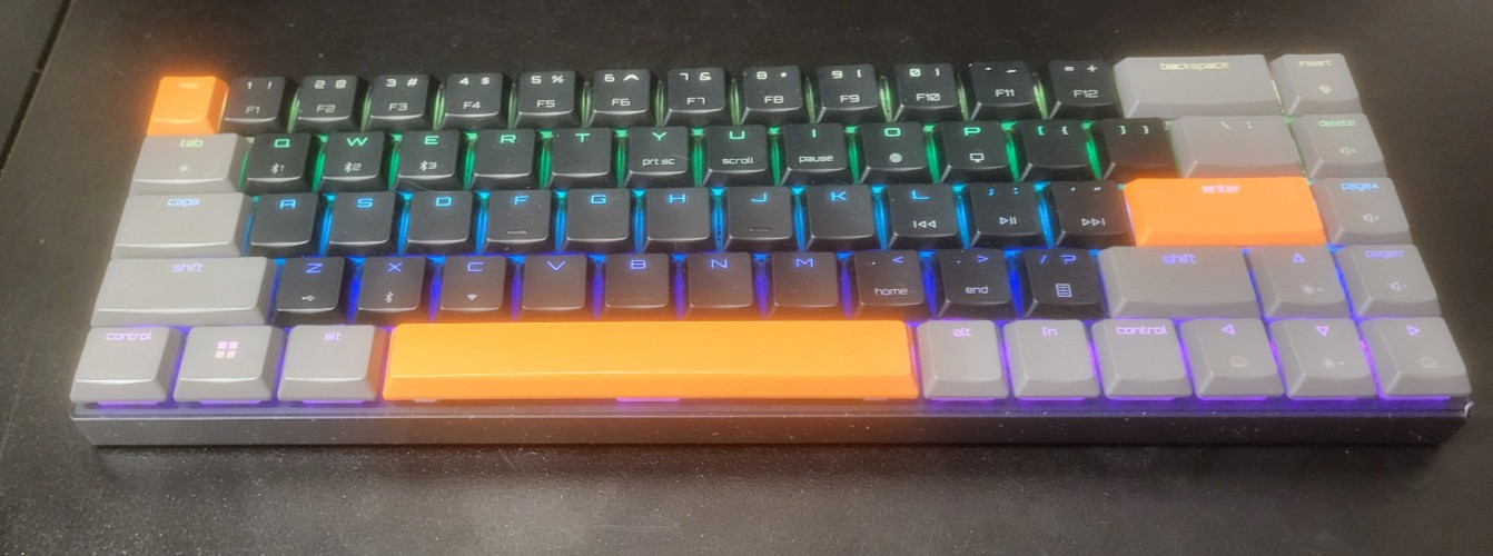 Cherry MX-LP 2.1 Bluetooth RGB Gaming Keyboard MX - Black & Orange