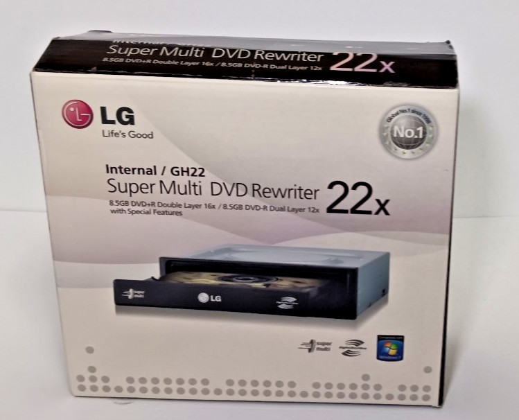 LG Internal GH22 Super Multi DVD rewriter 22X  E-IDE /ATAPI