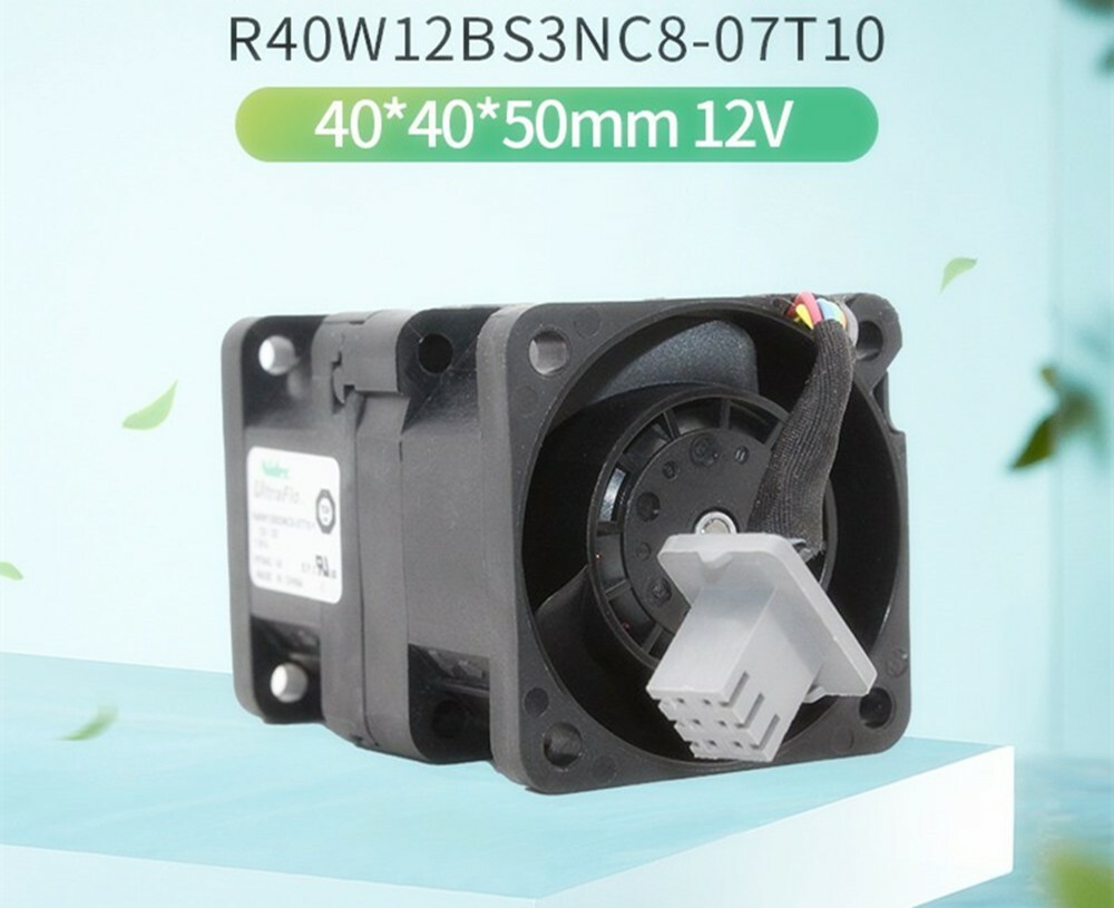 NEW Nidec R40W12BS3NC8-07T10 4056 4CM 12V 1.91A 8-Wires PWM Server Cooling Fan