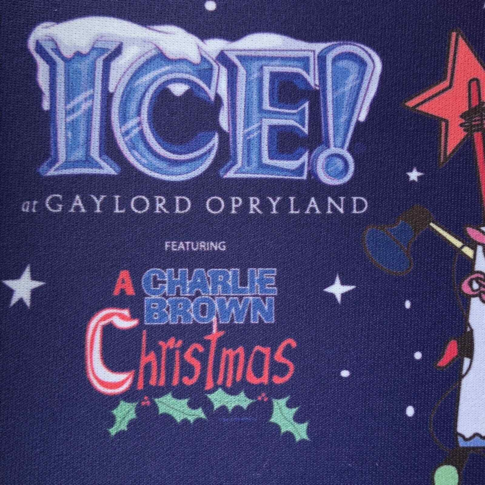Charlie Brown ICE Gaylord Opryland Mouse Pad Blue Christmas Snoopy Charlie Brown
