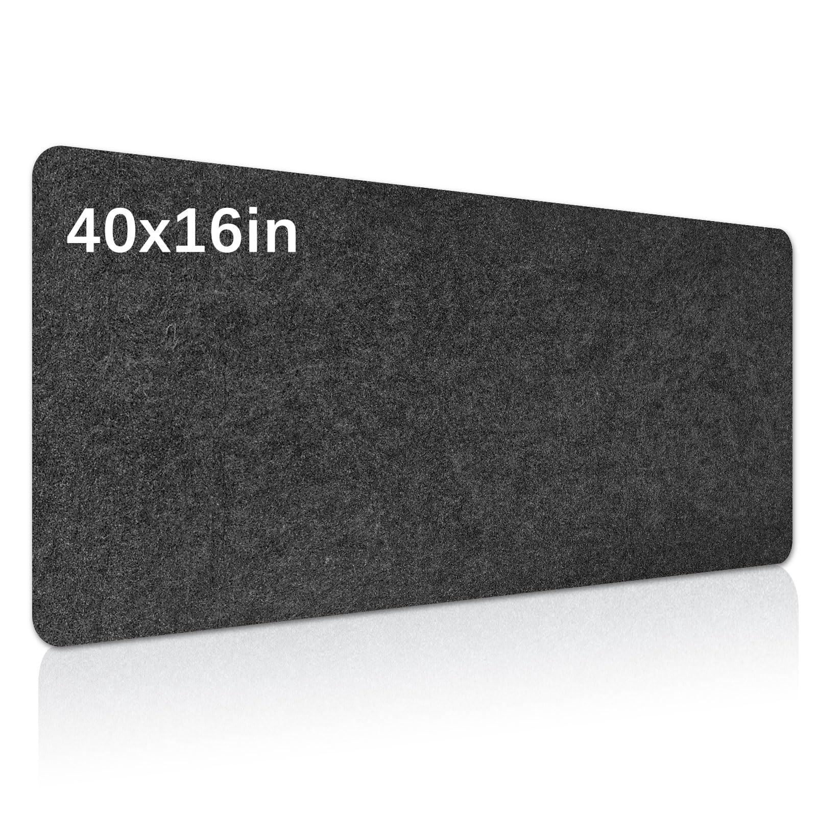 Felt Desk Mat, Large, Office Computer Desk Mat for Keyboard, Non-Slip Mouse Pad