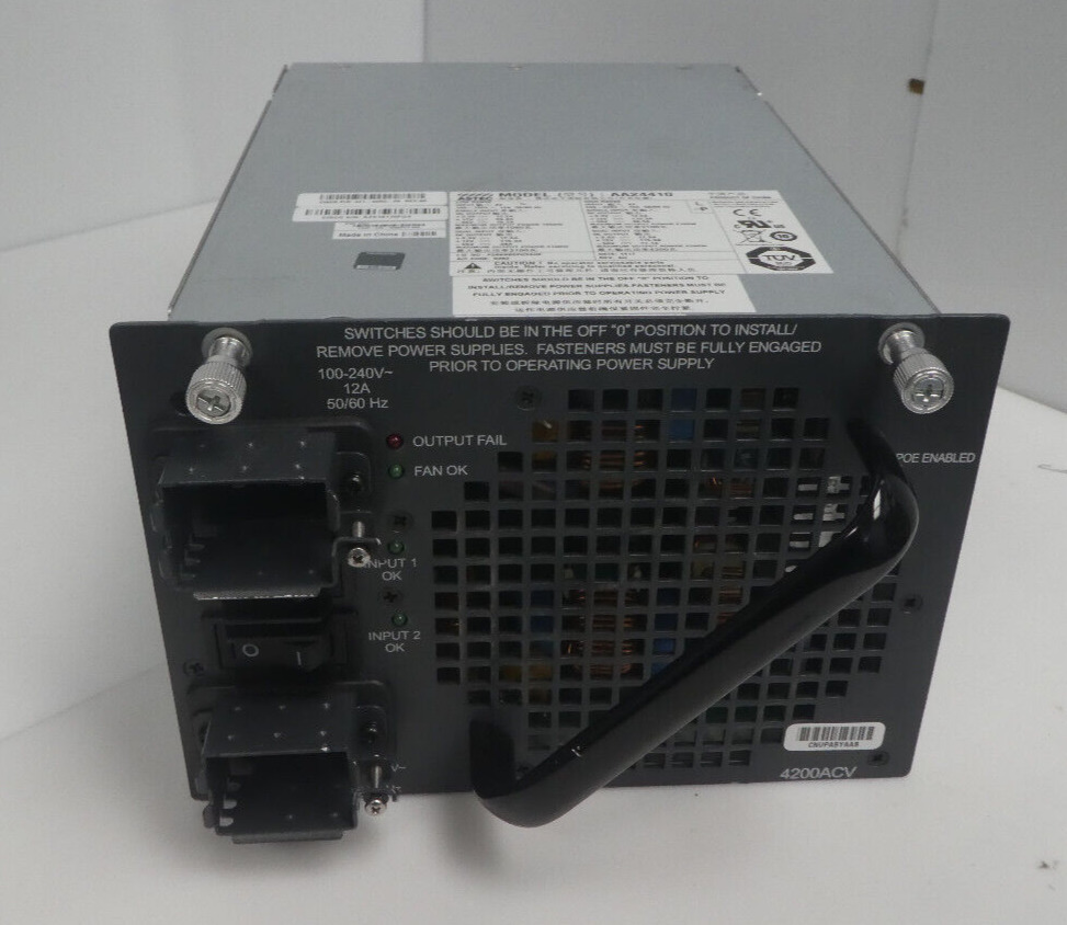 Cisco PWR-C45-4200ACV V05 Power Supply Used