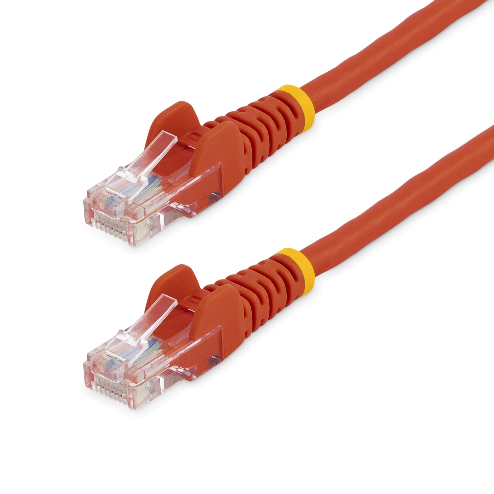 StarTech 25ft Cat5e Snagless Ethernet Cable, PoE, Red (45PATCH25RD)