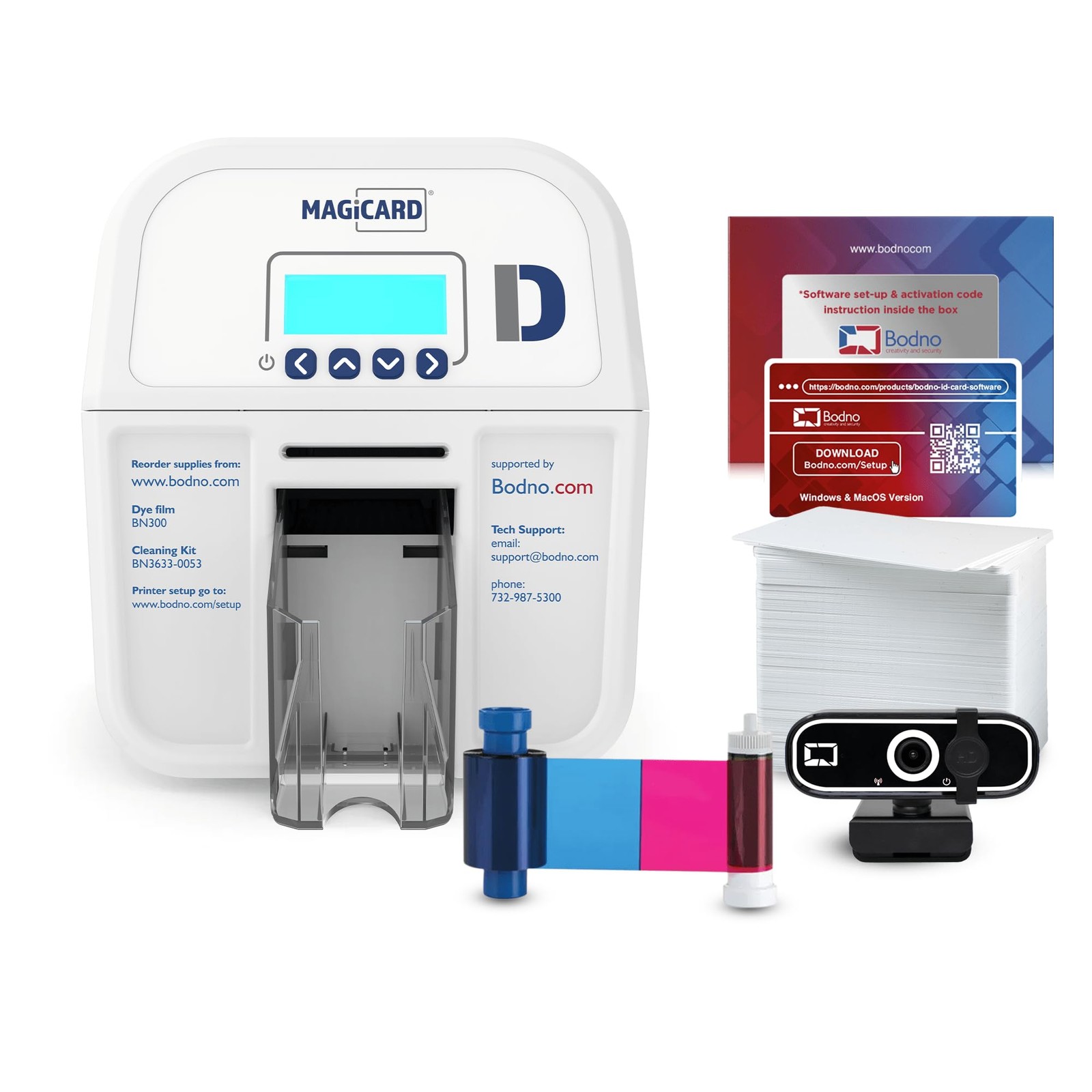 Bodno Magicard D Dual Sided ID Card Printer & Complete