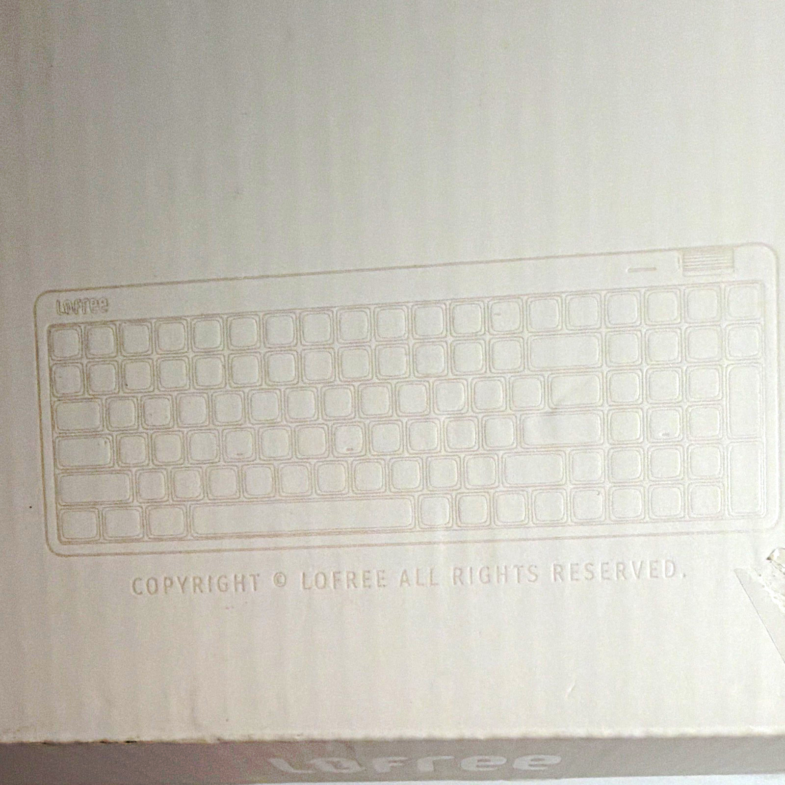 LOFREE FLOW Lite 100 100-Key Tri-Mode Low-Profile Mechanical Keyboard White