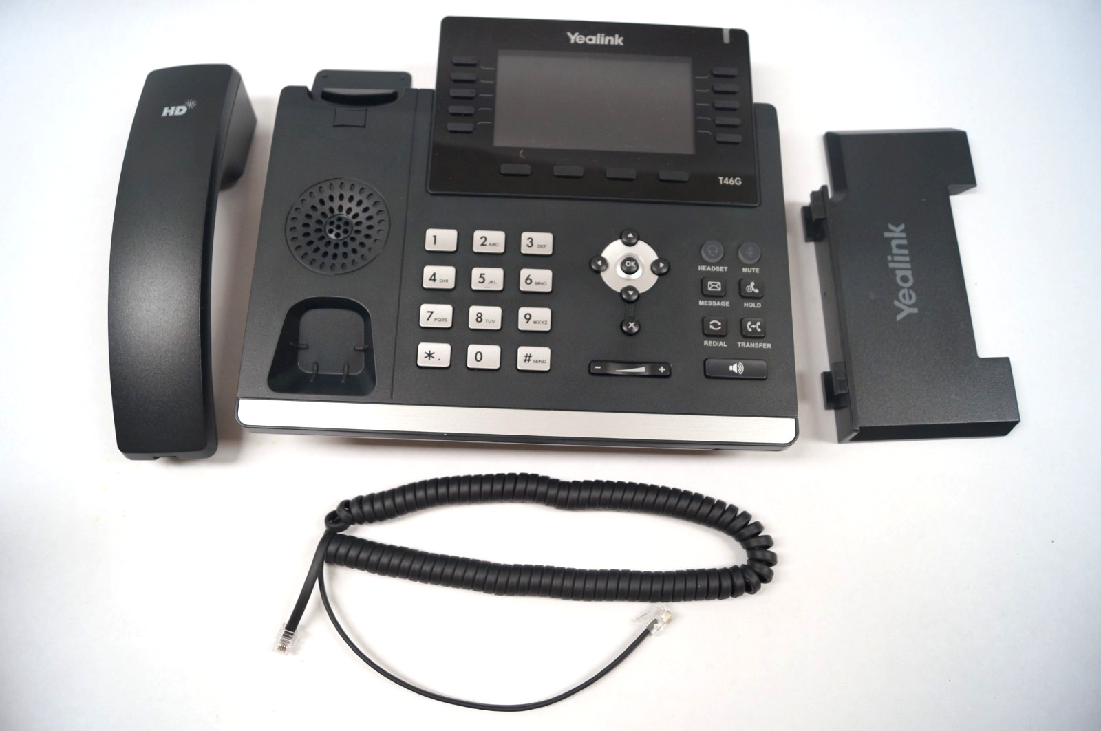 YEALINK SSIP-T46G T46G Ultra-Elegant GigaBit IP Phone Stand Power NEW NOB C222