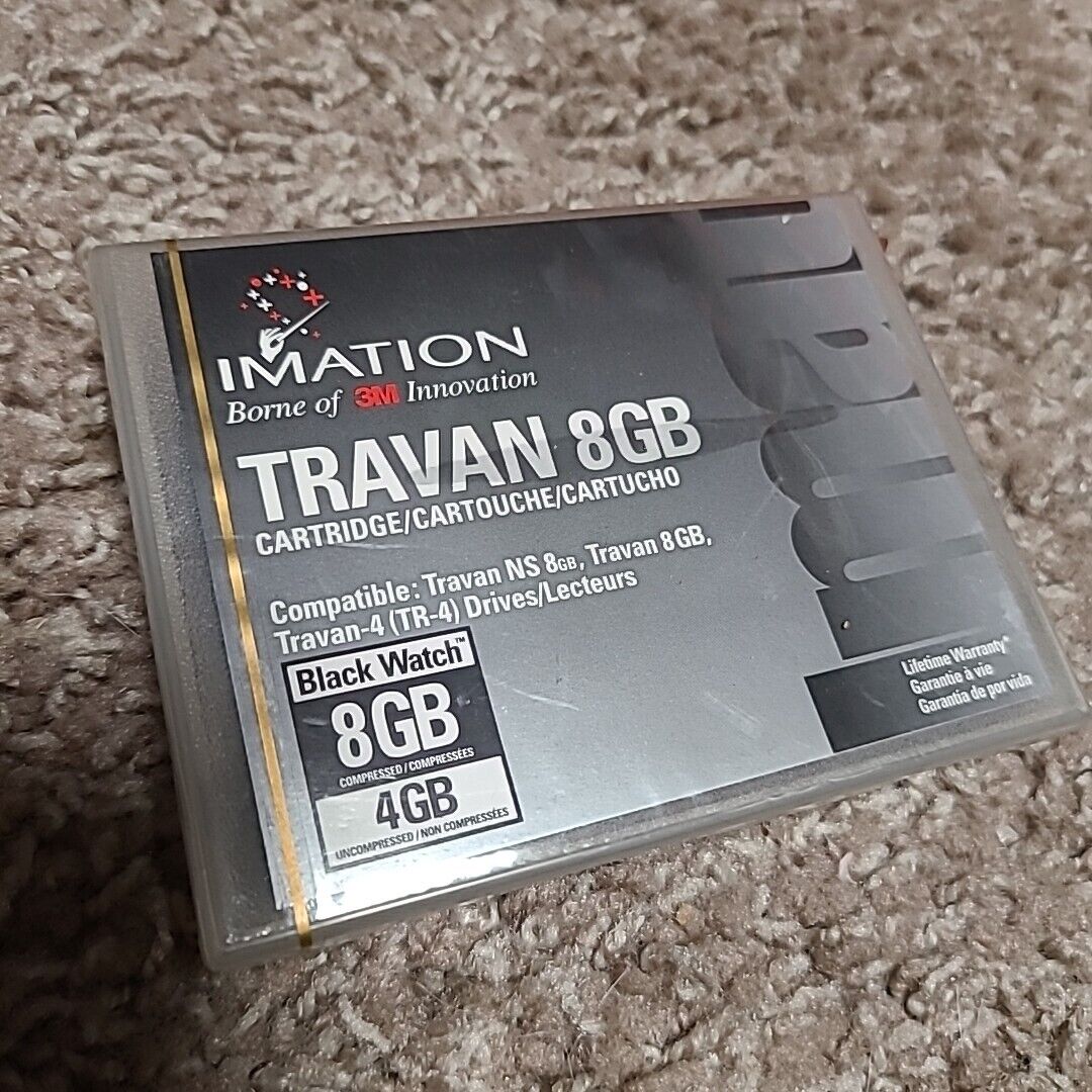Imation Travan 8 Tr4 Ns8 4 8GB Tape Cartridge NEW SEALED 