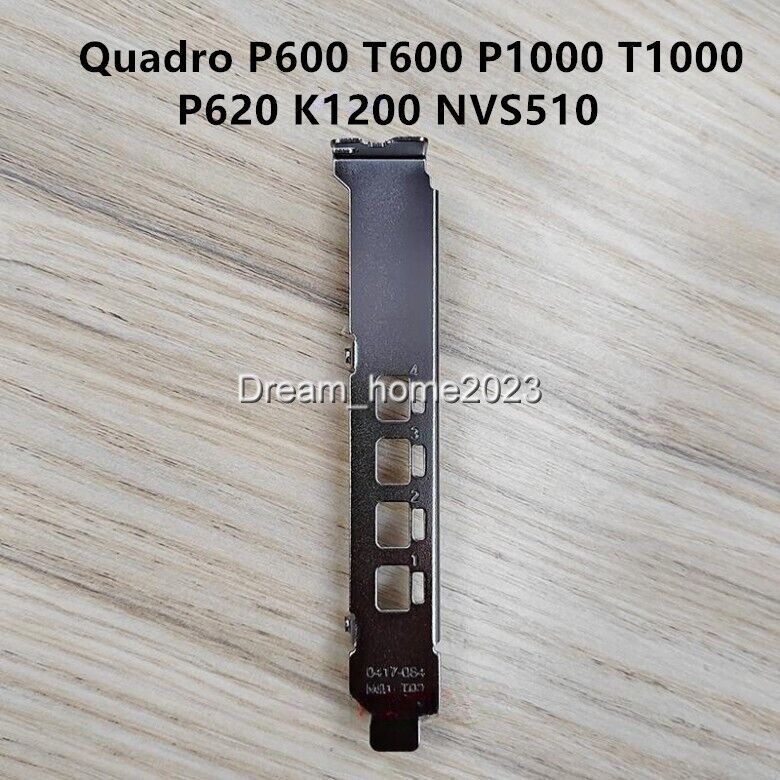Full High Profile Bracket For NVIDIA Quadro P600 P1000 T600 T1000 K1200 NVS510