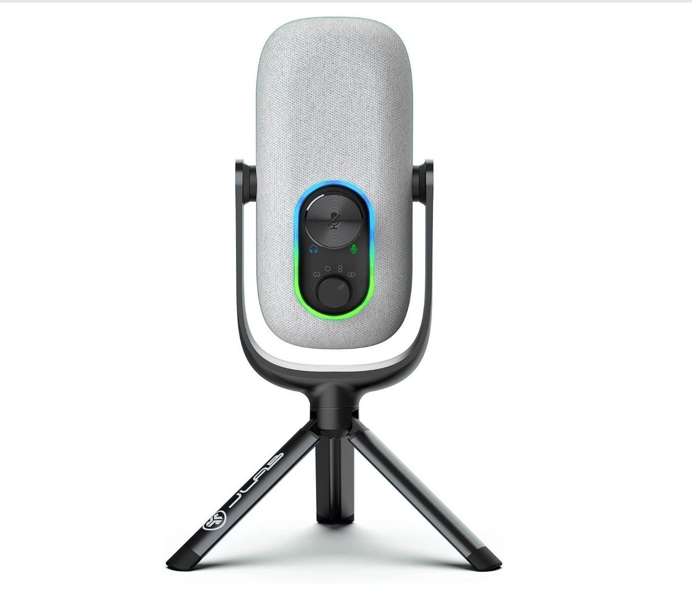 USB Microphone JLab JBuds Talk 96kHz Gaming Streaming Podcast Mic White