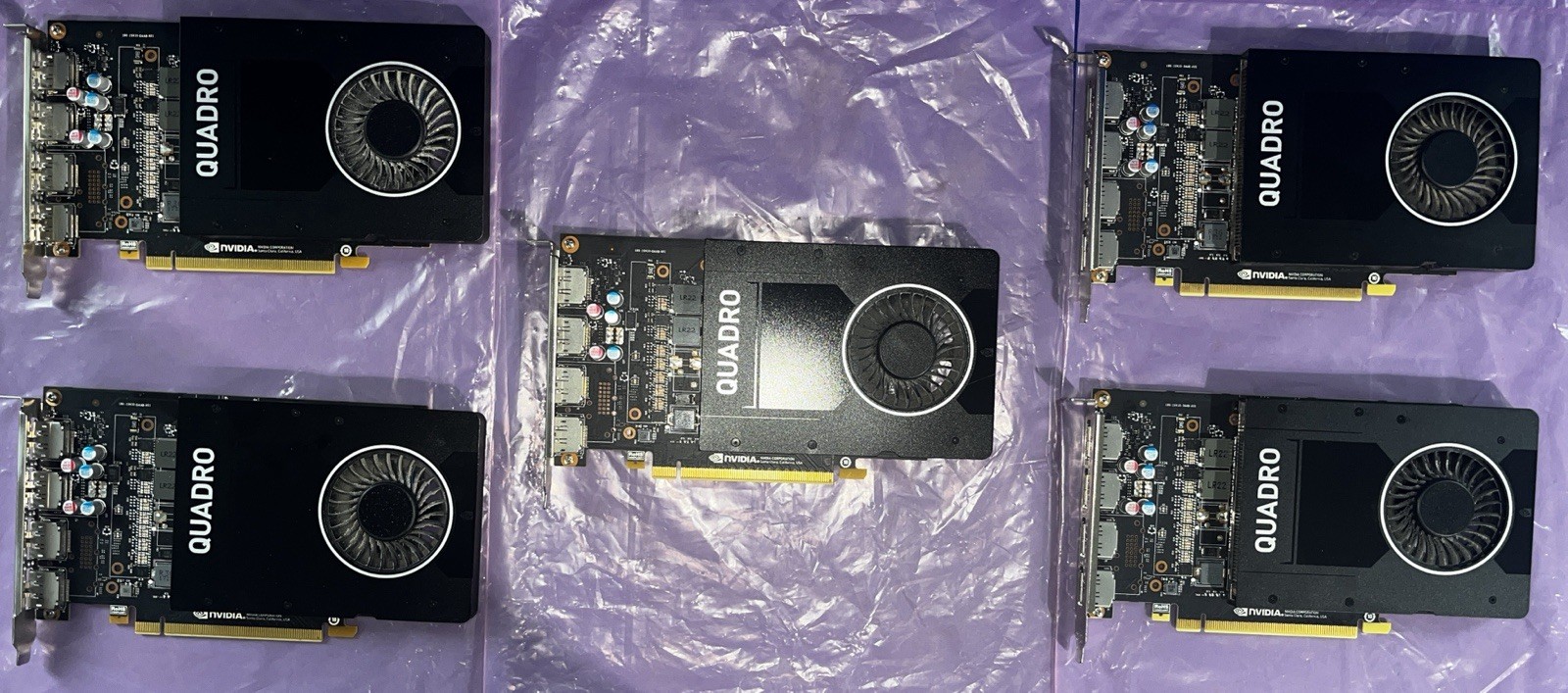 NVIDIA QUADRO P2000 5GB GDDR5 DisplayPort Graphics Card #087CG5 - Working Lot x5
