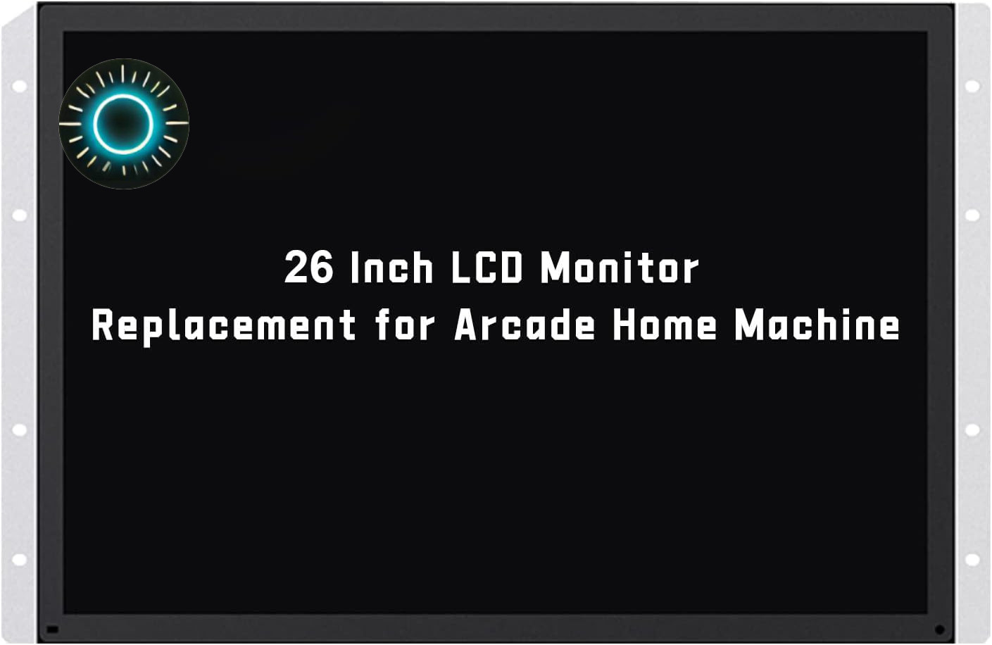UNICO 26 inch Arcade Monitor 4:3 Ratio LCD Gaming Monitor for HDMI/VGA/CGA/E...