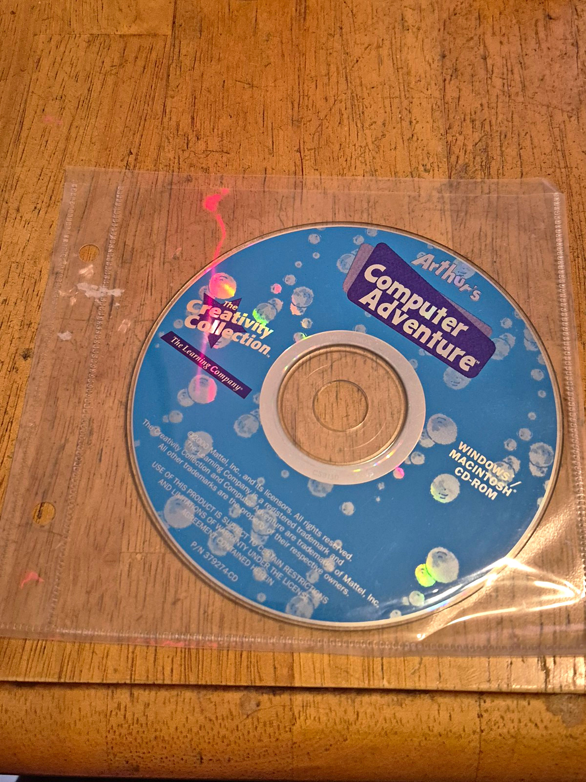 The Learning Company Arthur's Computer Adventure CD Win/Mac