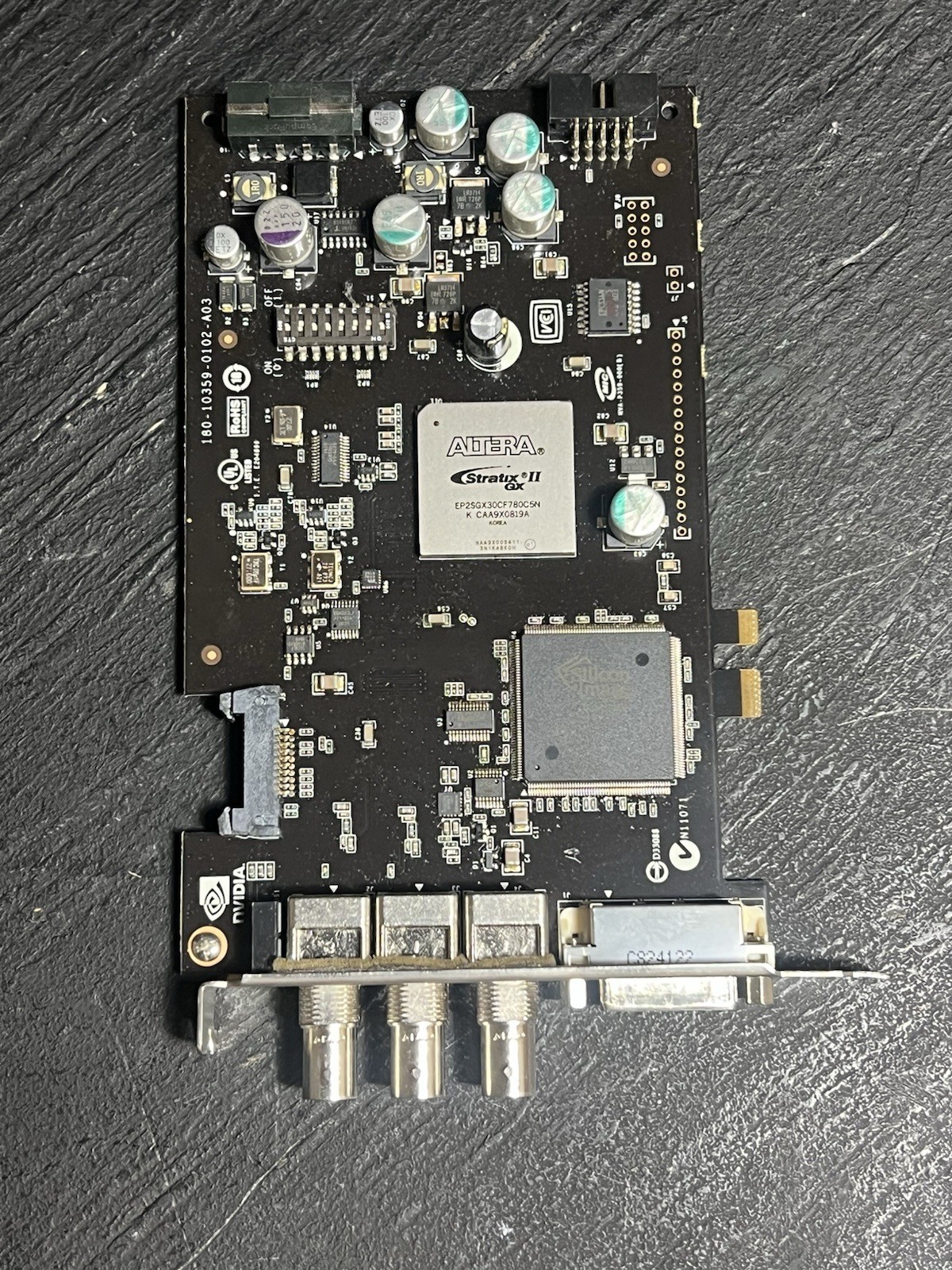 NVIDIA PNY Quadro SDI Output Card P359 180-10359-0102-A03 VCQFXSDIOPT2 HD-SDI