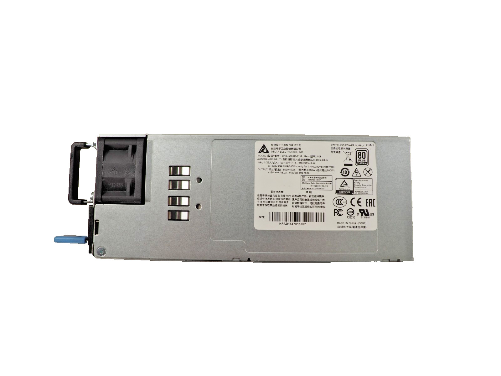 Delta Electronics DPS-550AB-11 G Server Switching Power Supply 550W