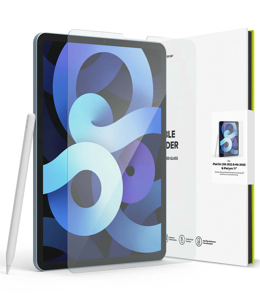 2pk Screen Protector iPad Air 4 5 (2022) 10.9'' inch 4th/5th Gen Tempered Glass