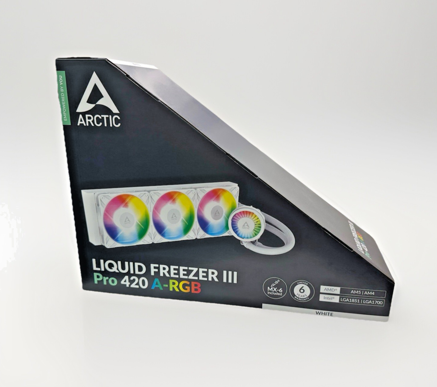 NEW ARCTIC Liquid Freezer III PRO 420 A-RGB CPU AIO Water Cooling PC in WHITE