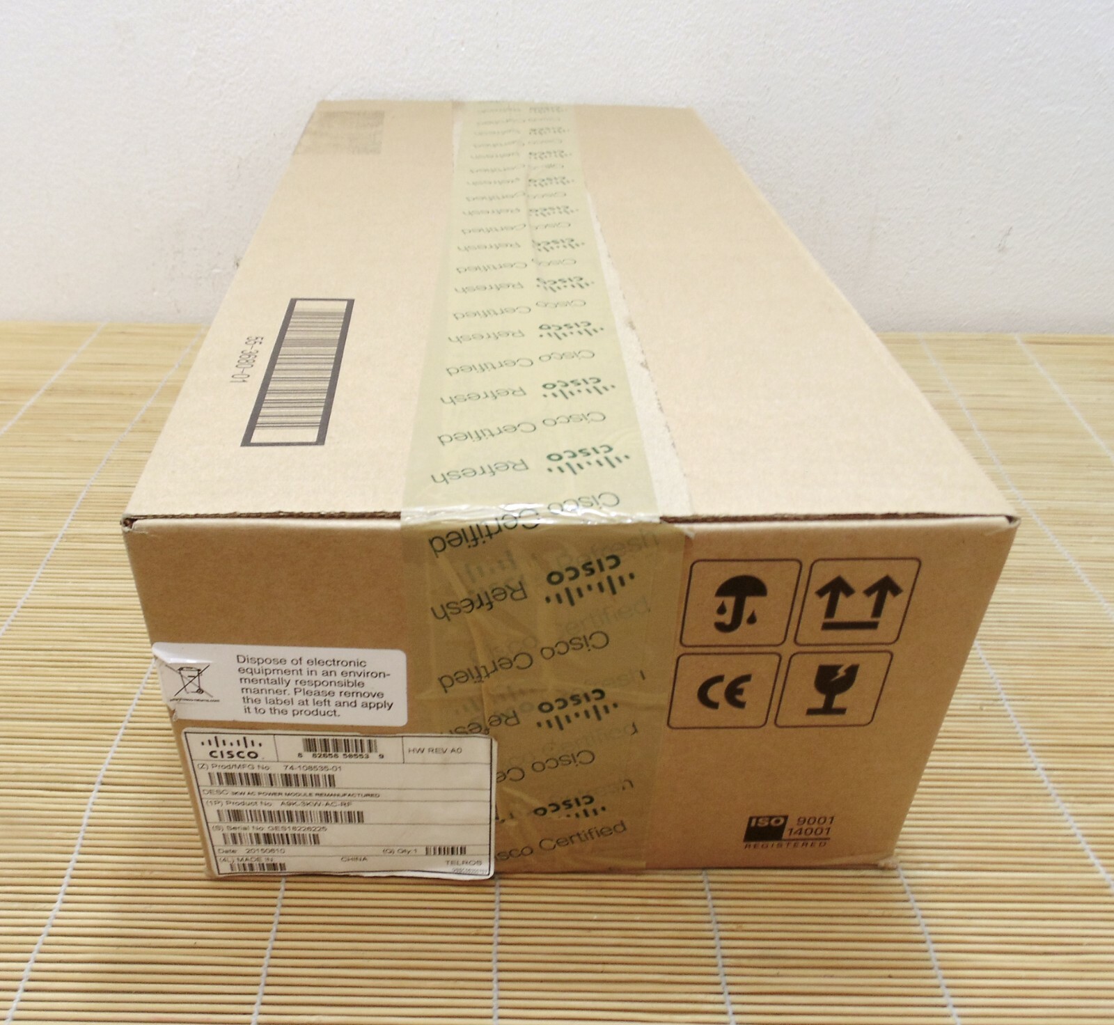 New Cisco A9K-3KW-AC 3kW AC Power Module ASR-9010-AC ASR-9006-AC Sealed Refresh 