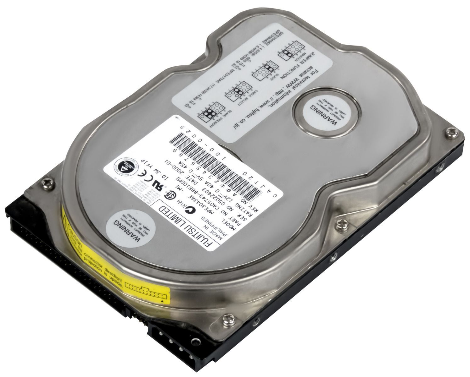 Hard Drive Fujitsu MPE3043AE 4.3GB 5400RPM PATA ATA IDE 512KB Cache 3.5'' Inch