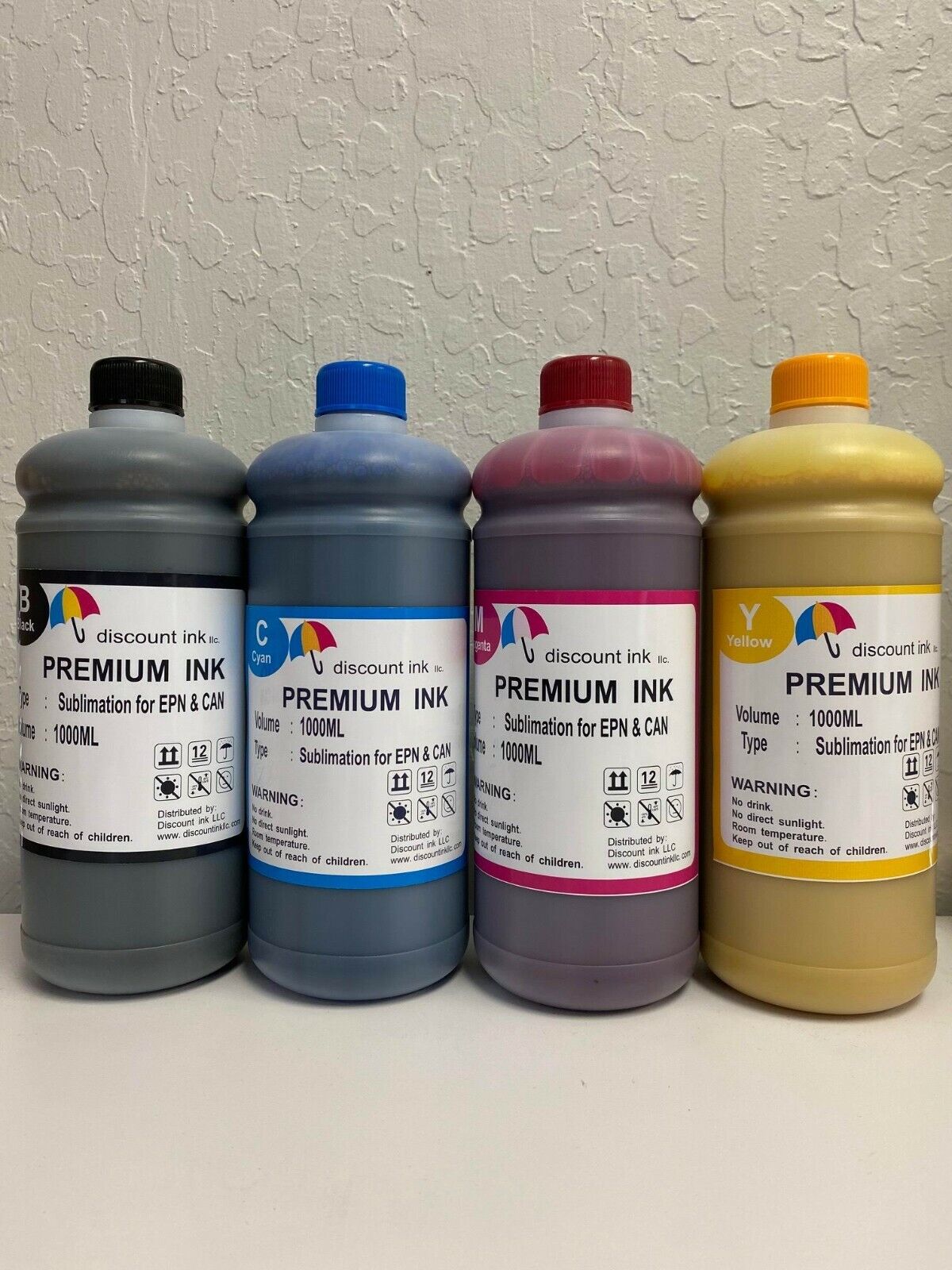 4x1000ml sublimation Refill Ink for Epson Printer Cartridges